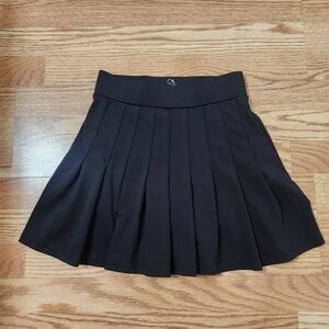 Black Pleated Skort